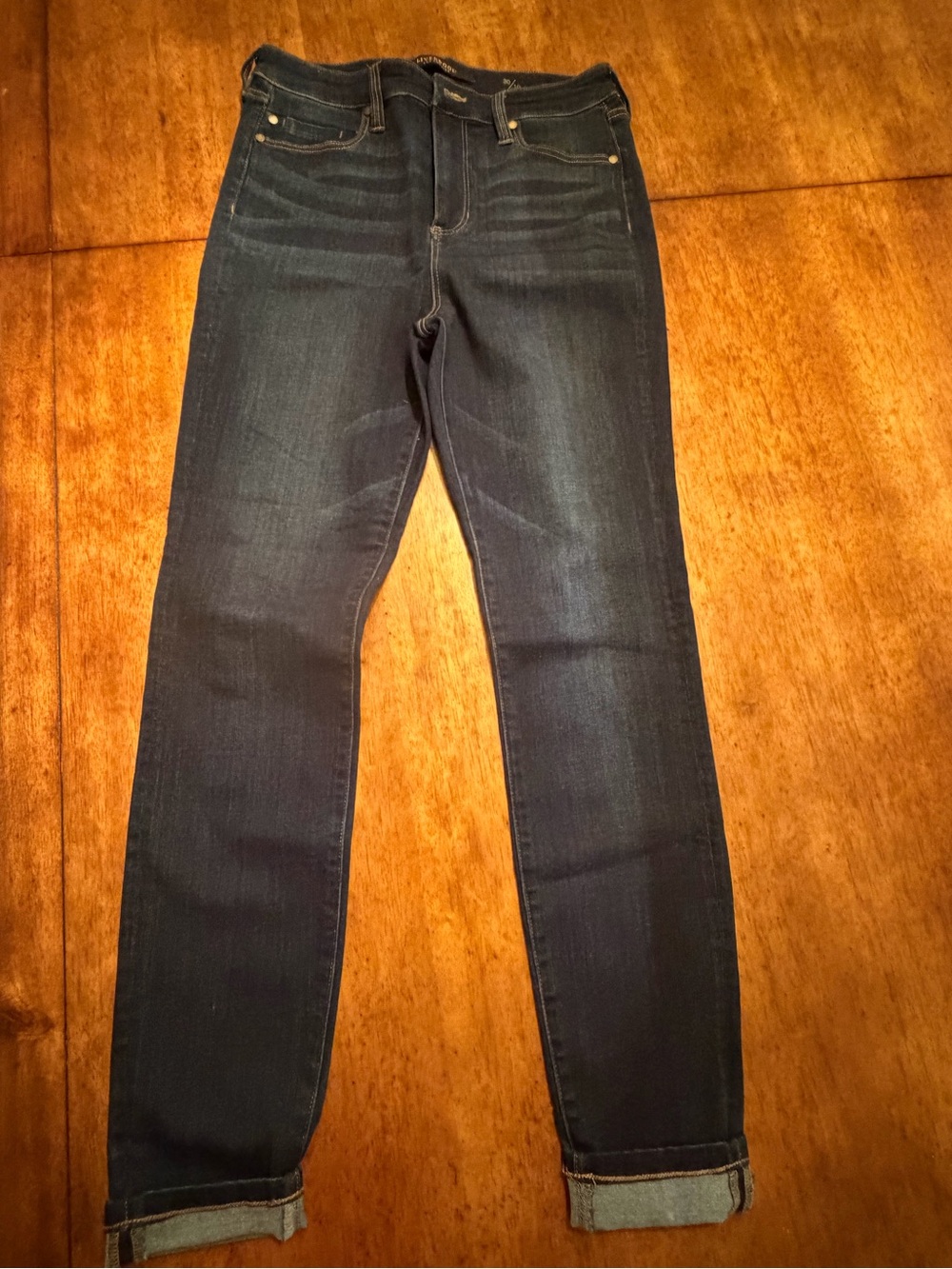 Liverpool Women High-Rise Dark Blue Slim Jeans